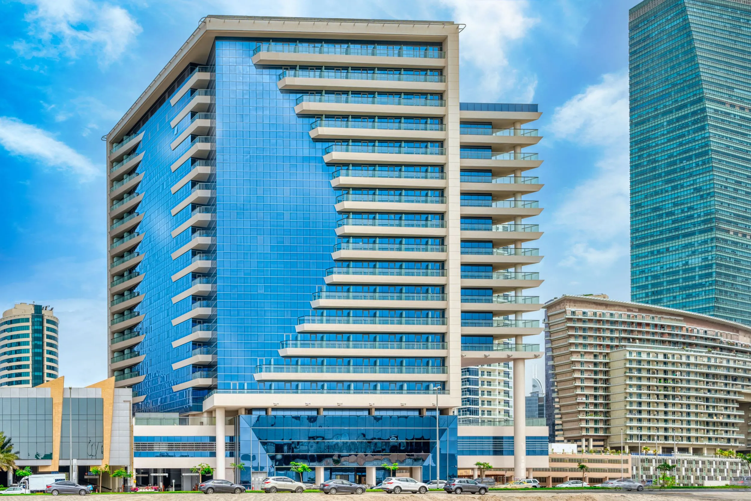 Hotel in Dubai von außen